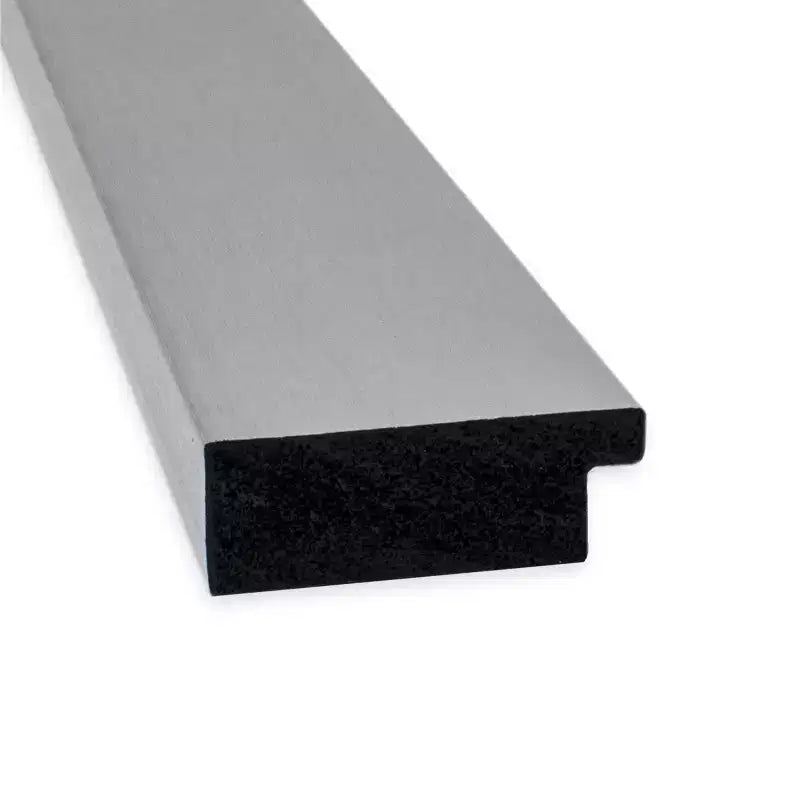 Specchio da parete smussato con cornice in nichel spazzolato 32"x26", argento, hardware di montaggio incluso
