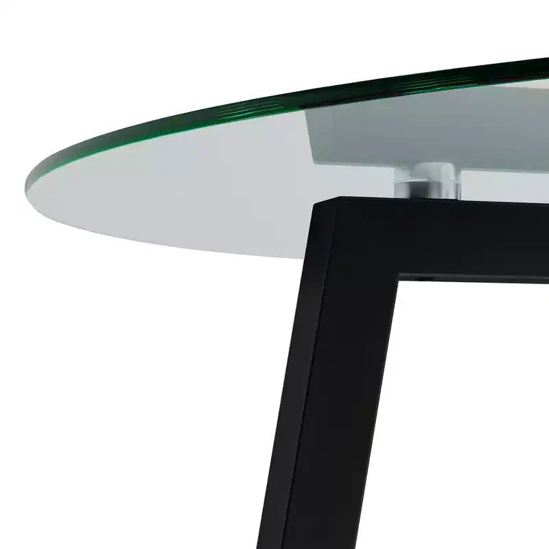 Tavolo da pranzo rotondo moderno, piano in vetro temperato, gambe in metallo dorato, 4 posti, 36"