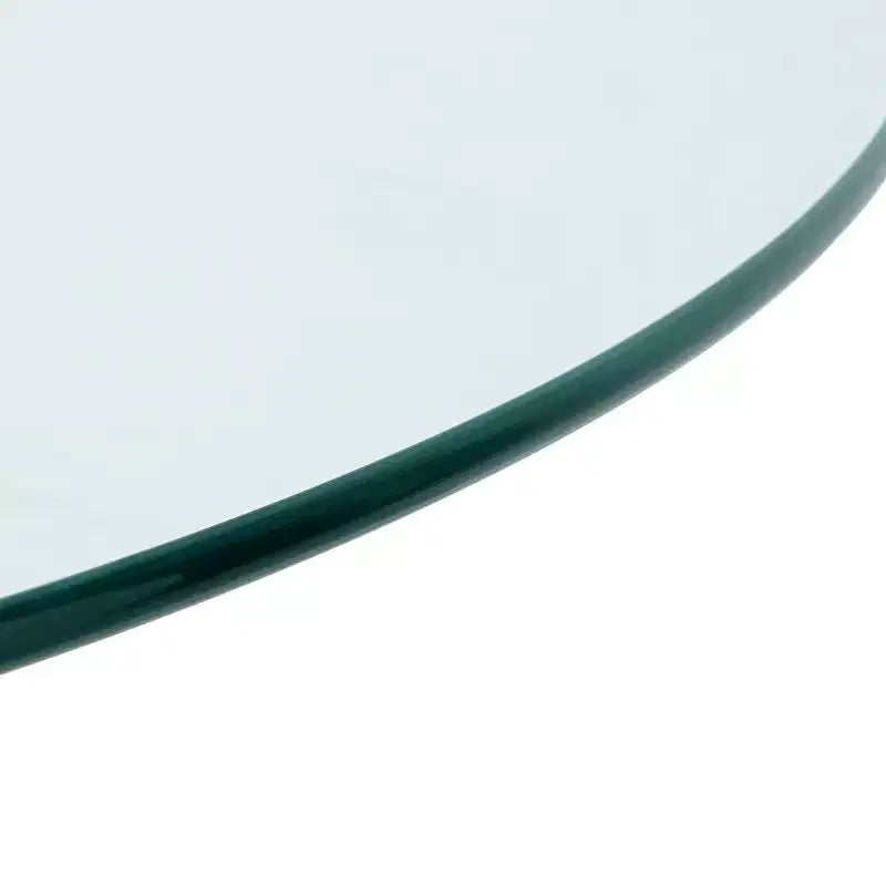 Tavolo da pranzo rotondo moderno, piano in vetro temperato, gambe in metallo dorato, 4 posti, 36"