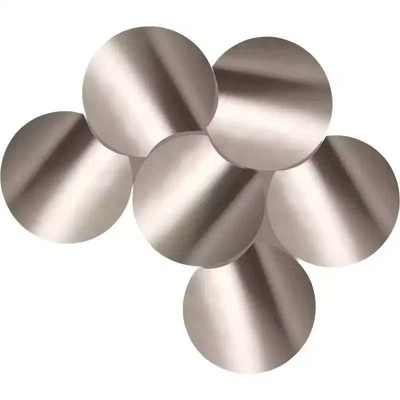 Tavolino da caffè Dimple, in ferro nero opaco, forma esagonale, modulare, 42"x42"