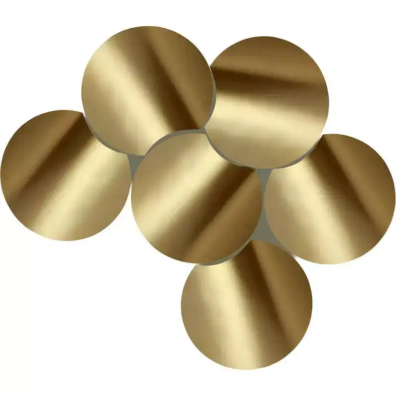 Tavolino da caffè Dimple, in ferro nero opaco, forma esagonale, modulare, 42"x42"