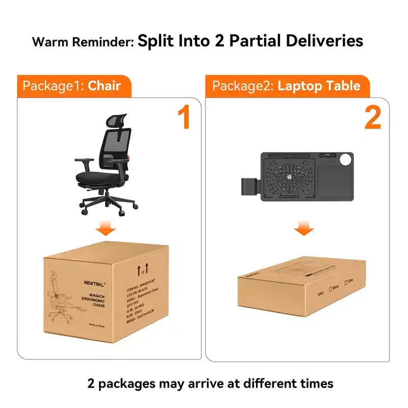 Sedia da Ufficio Ergonomica con Poggiapiedi, Schienale Auto-Seguente, Braccioli 4D, 136 kg