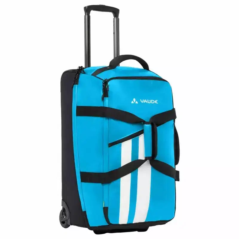 Valigia trolley da 65 litri con ruote, senza PVC, tela ecologica, maniglie imbottite
