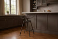 Sgabello da bar girevole senza schienale regolabile in altezza in ferro bronzo, 71-89 cm, 136 kg