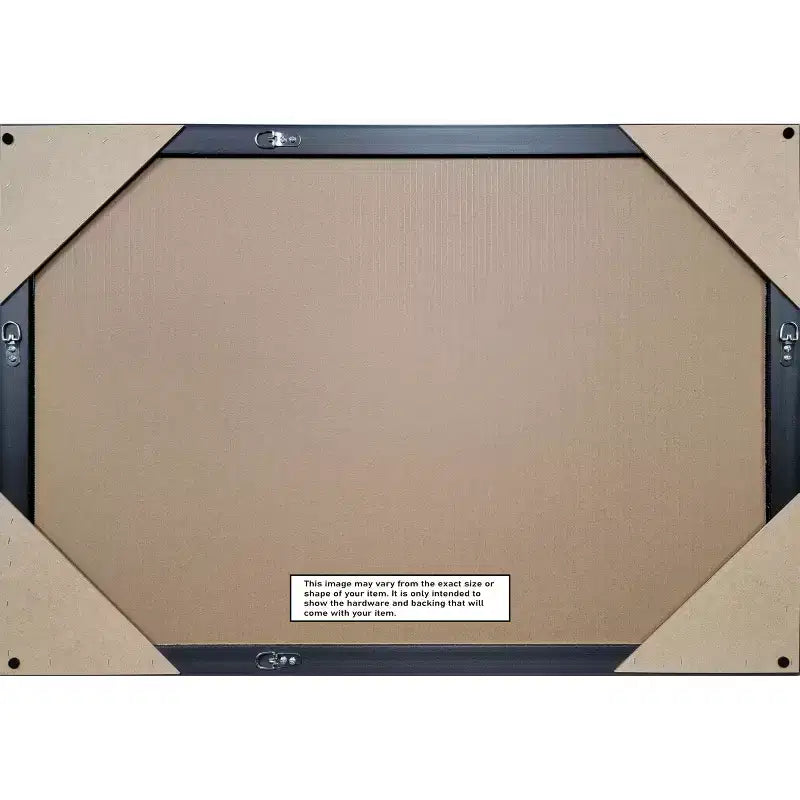 Specchio da Parete per Bagno con Cornice Smussata Amanti Art Moab Brown Bronze
