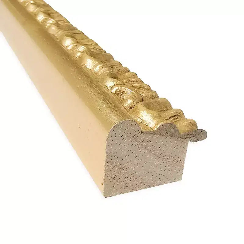 Specchio da parete per bagno Amanti Art Bethany, con cornice in legno, smussatura da mezzo pollice