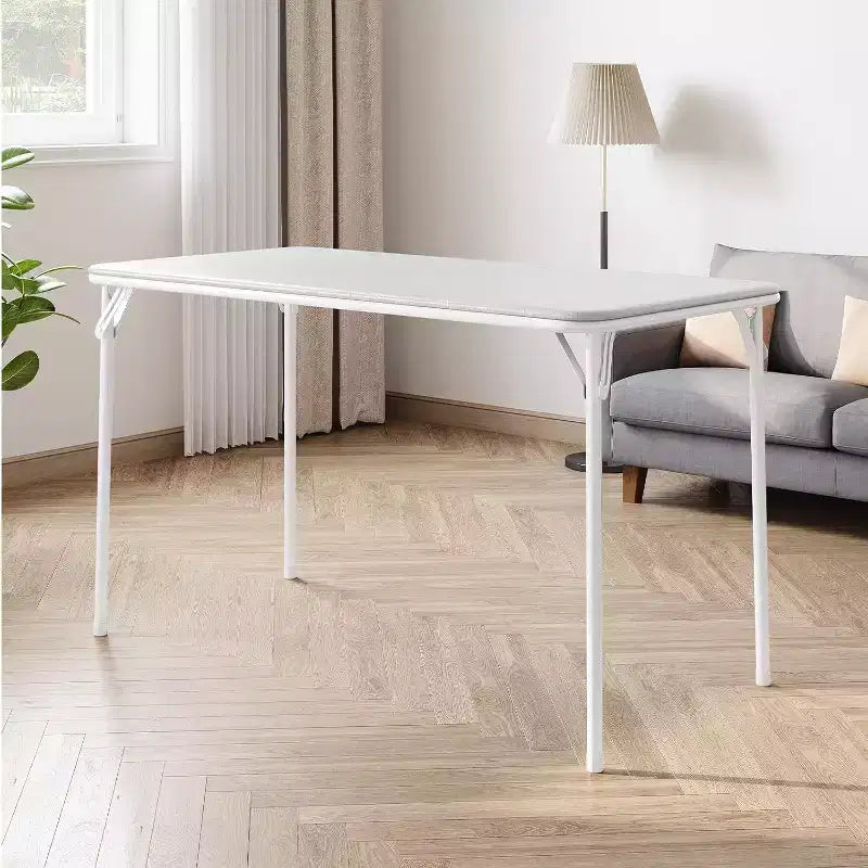 Tavolo Pieghevole, Scrivanie da Gaming, Tavoli Pieghevoli Resistenti in Pelle PU, Scrivania da Lavoro Moderna Semplice per Ufficio Domestico, Scrivania da Gaming