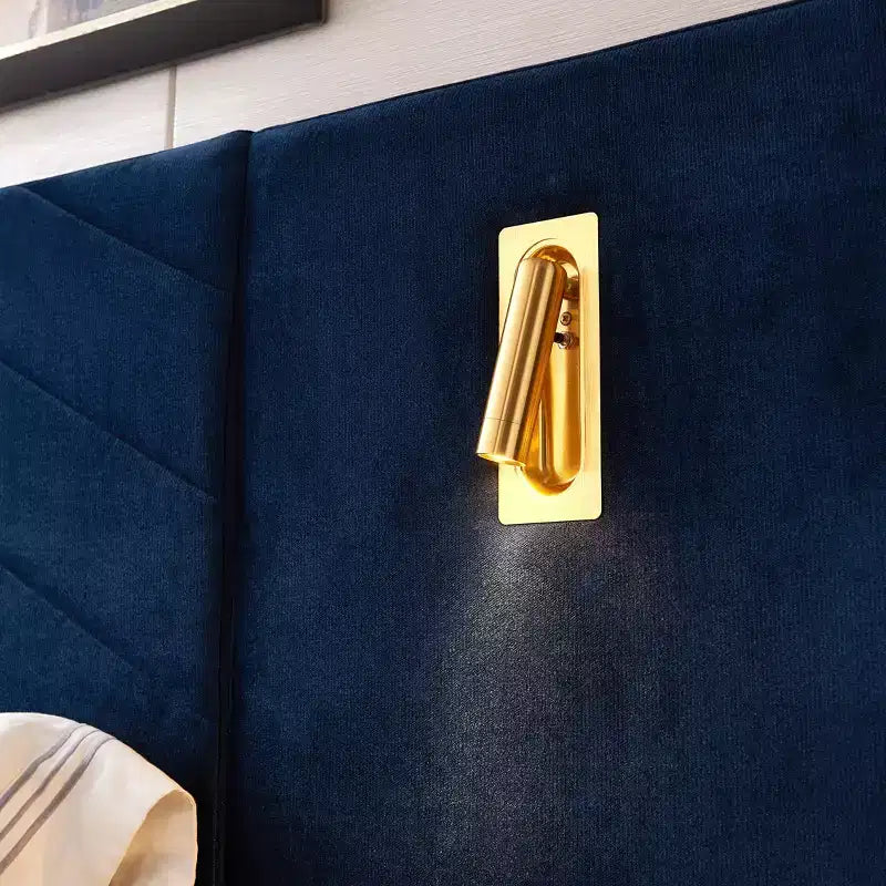 Letto in Velluto Moderno, Testiera a Onde, Luci a LED e 2 Comodini Sospesi