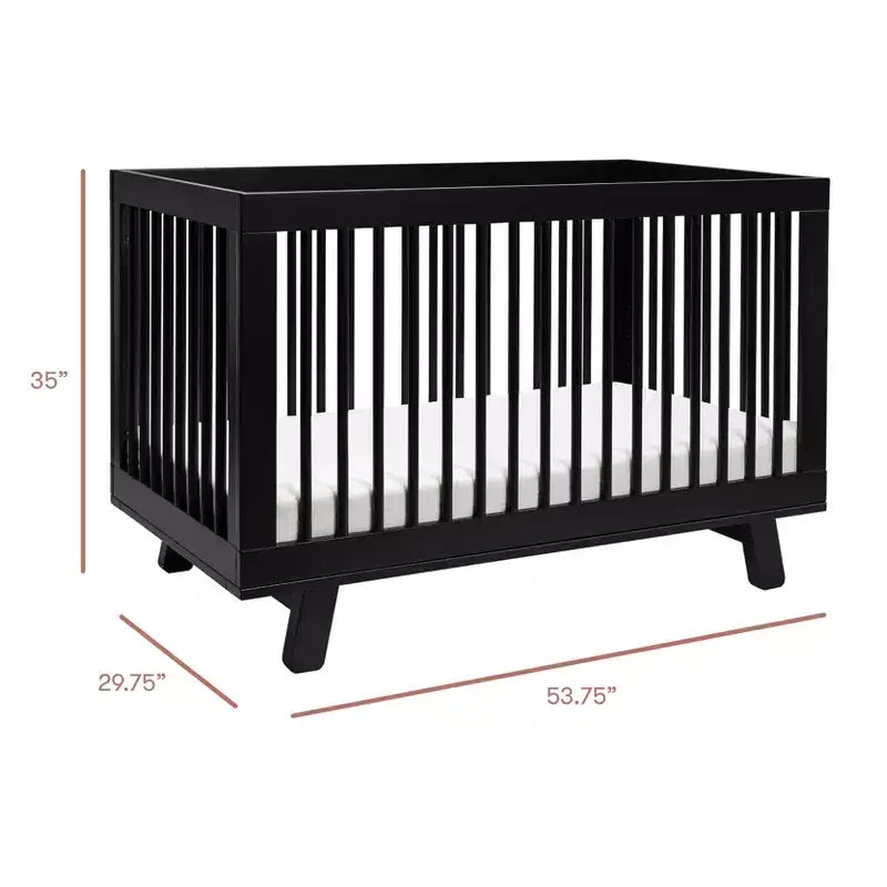 Culla convertibile 3-in-1 Babyletto Hudson con kit di conversione per lettino per bambini