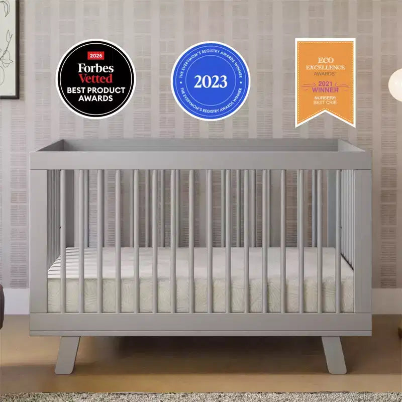 Culla convertibile 3-in-1 Babyletto Hudson con kit di conversione per lettino per bambini