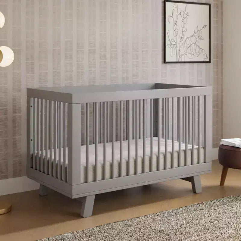 Culla convertibile 3-in-1 Babyletto Hudson con kit di conversione per lettino per bambini
