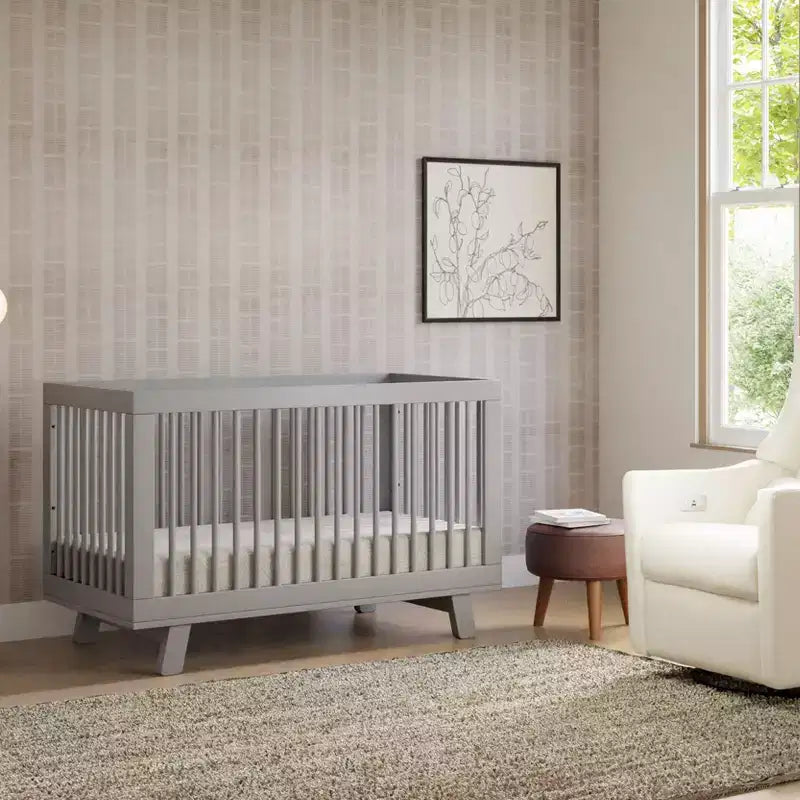 Culla convertibile 3-in-1 Babyletto Hudson con kit di conversione per lettino per bambini