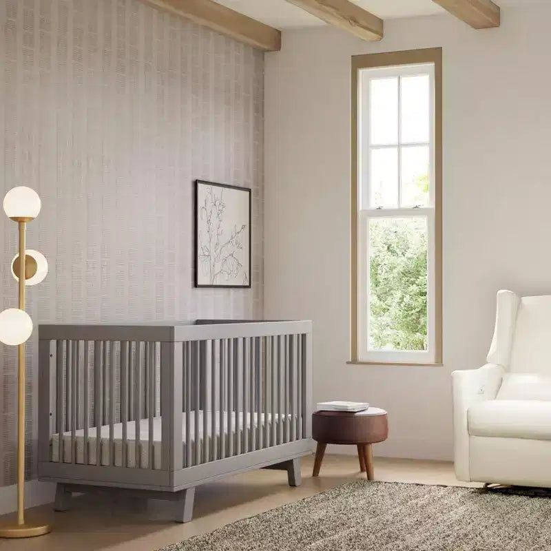 Culla convertibile 3-in-1 Babyletto Hudson con kit di conversione per lettino per bambini