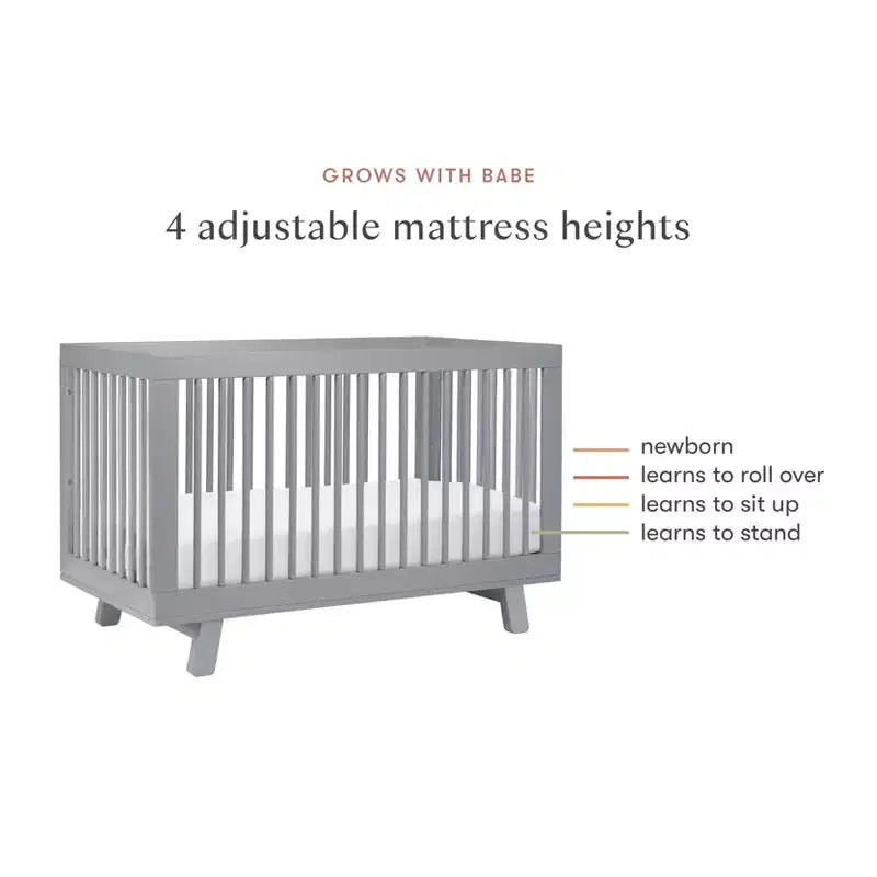 Culla convertibile 3-in-1 Babyletto Hudson con kit di conversione per lettino per bambini