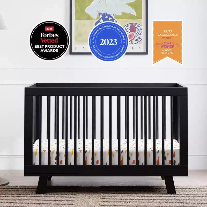 Culla convertibile 3-in-1 Babyletto Hudson con kit di conversione per lettino per bambini