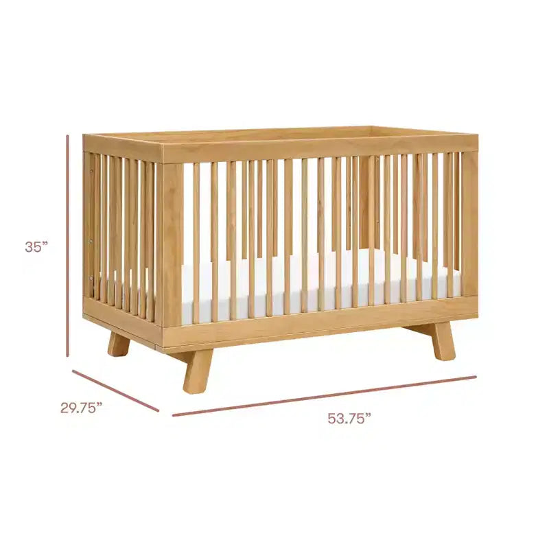 Culla convertibile 3-in-1 Babyletto Hudson con kit di conversione per lettino per bambini