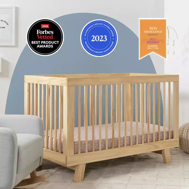 Culla convertibile 3-in-1 Babyletto Hudson con kit di conversione per lettino per bambini