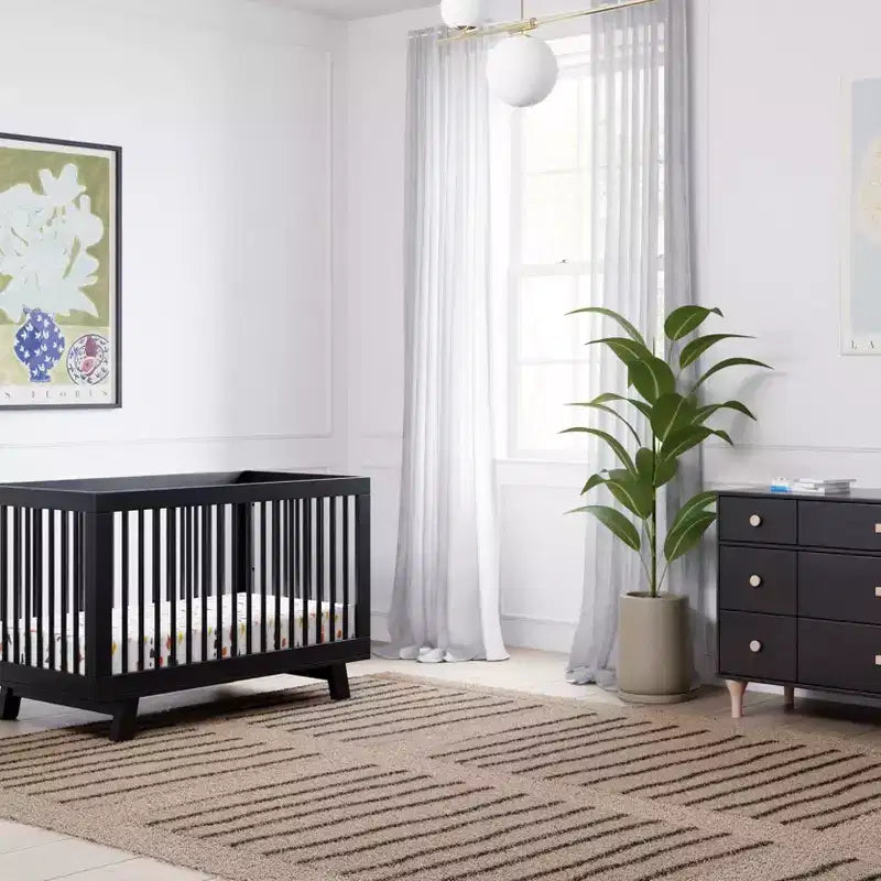 Culla convertibile 3-in-1 Babyletto Hudson con kit di conversione per lettino per bambini