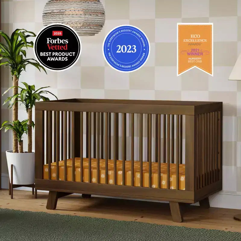 Culla convertibile 3-in-1 Babyletto Hudson con kit di conversione per lettino per bambini