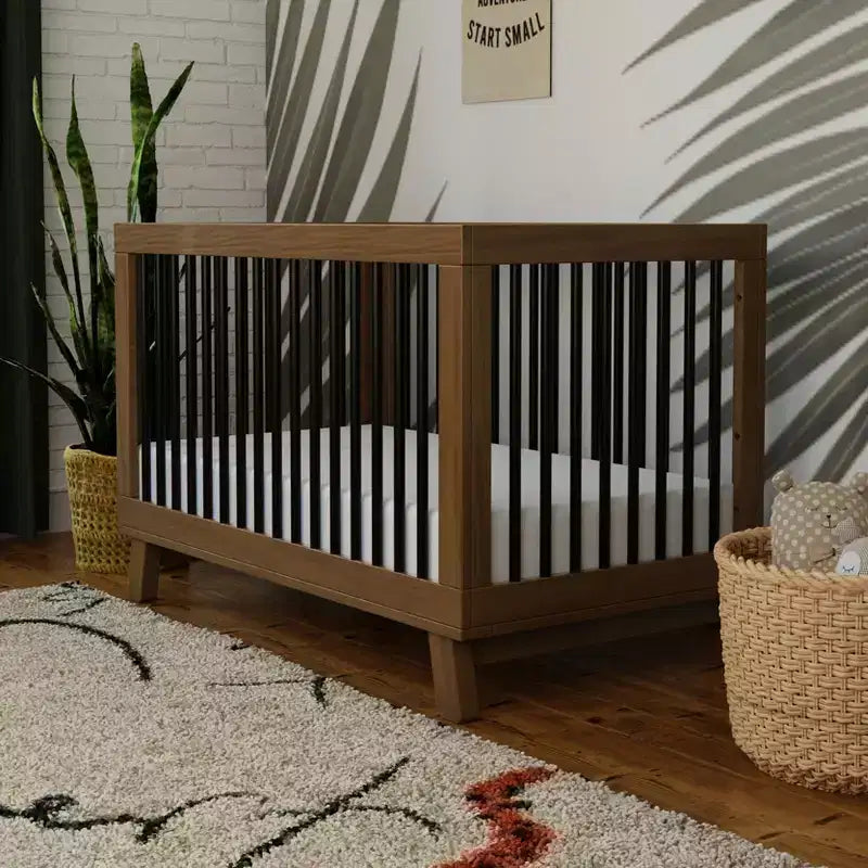 Culla convertibile 3-in-1 Babyletto Hudson con kit di conversione per lettino per bambini