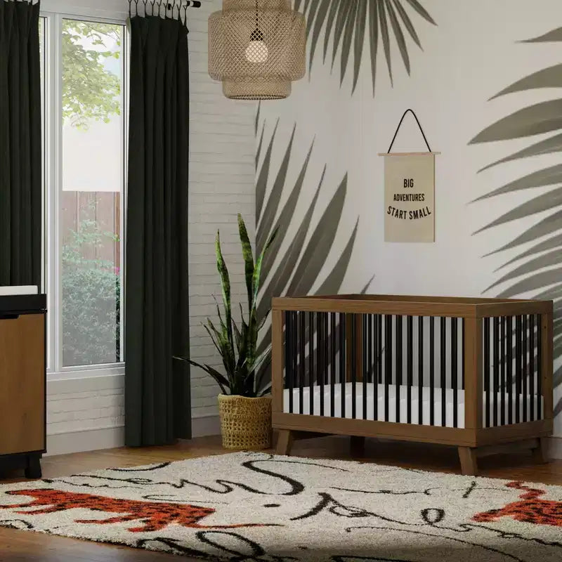 Culla convertibile 3-in-1 Babyletto Hudson con kit di conversione per lettino per bambini
