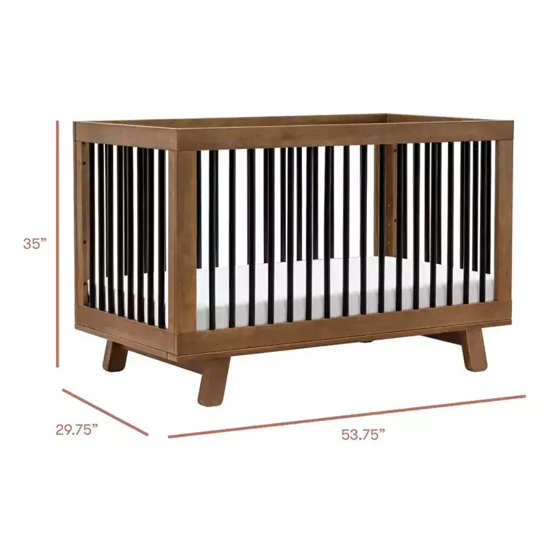 Culla convertibile 3-in-1 Babyletto Hudson con kit di conversione per lettino per bambini