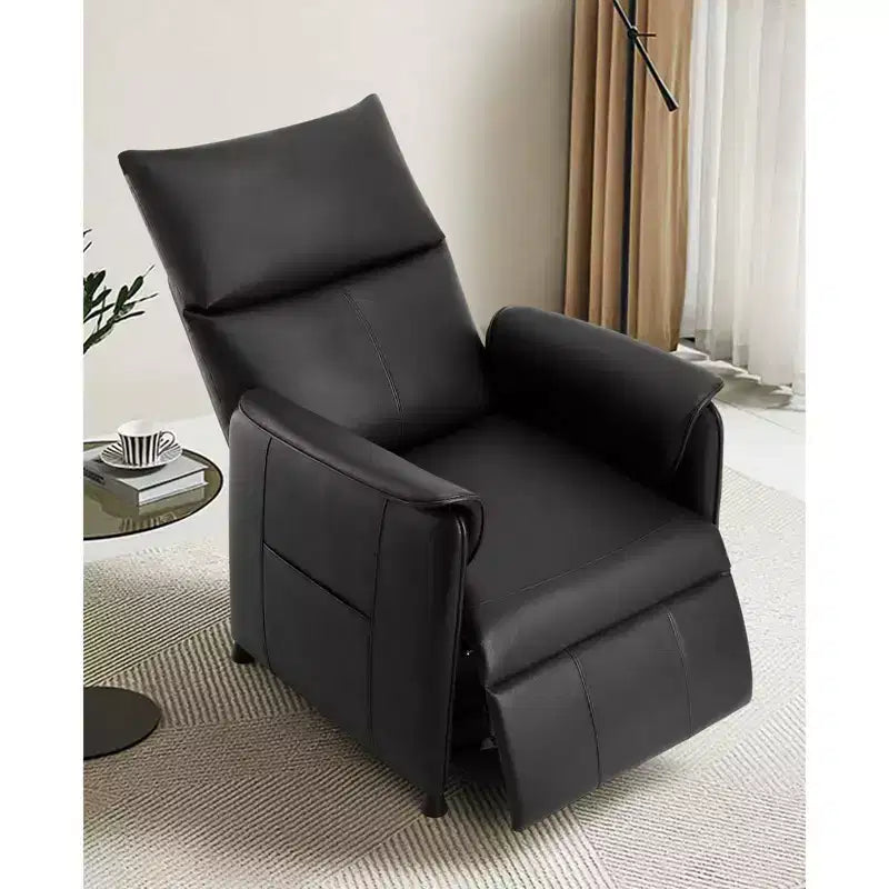 Poltrona singola, reclinabile con funzione memory, in pelle PU, seduta per home theater, adatta per soggiorno e ufficio.