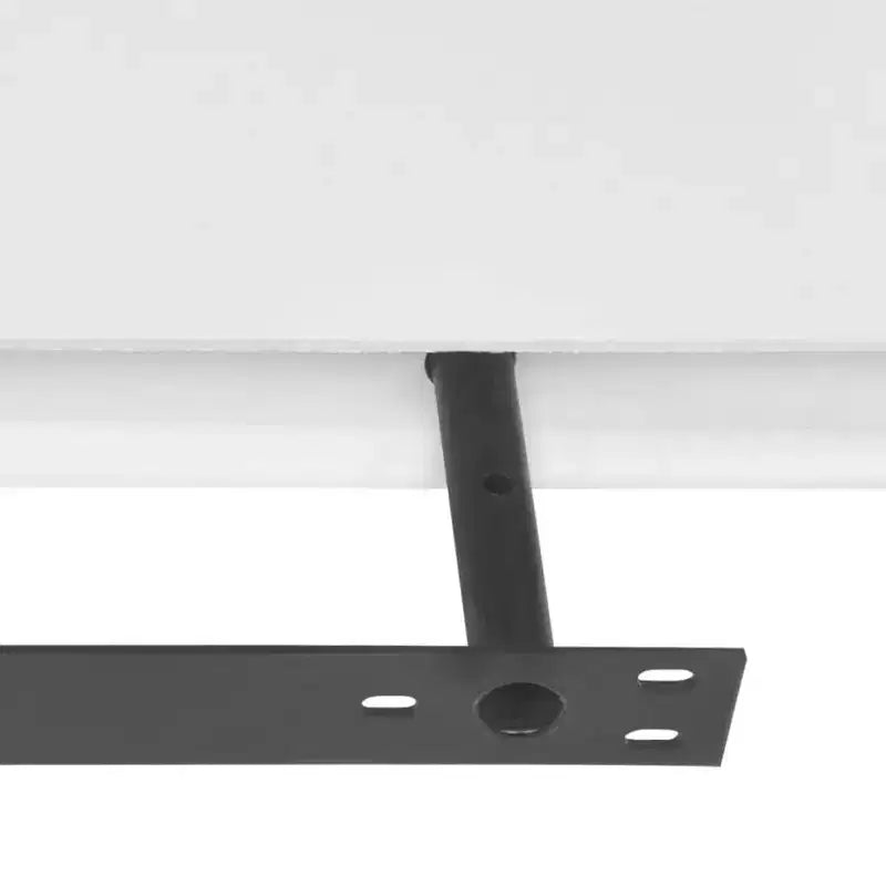 Set da 4 mensole a muro in MDF bianco, lunghe 120 cm, da parete