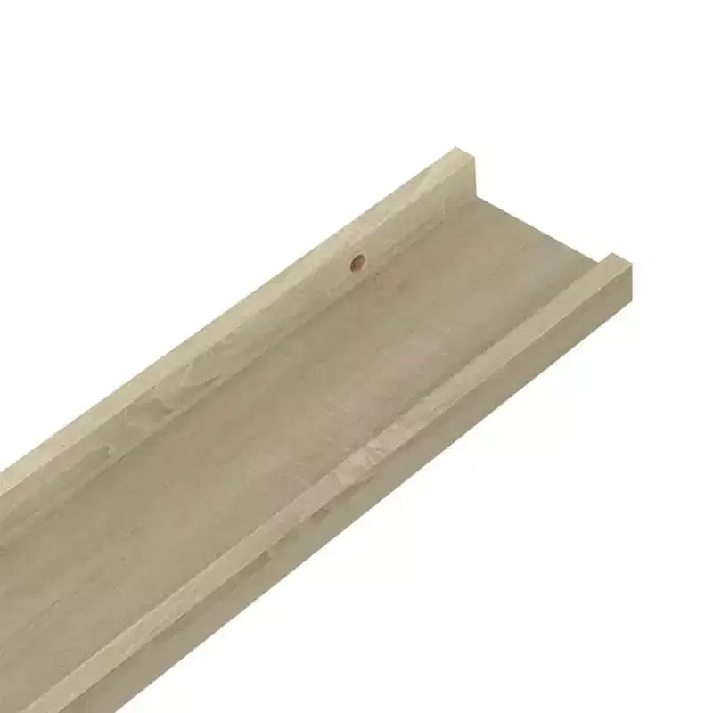 Set da 4 mensole a muro in MDF, effetto rovere Sonoma, 80x9x3 cm
