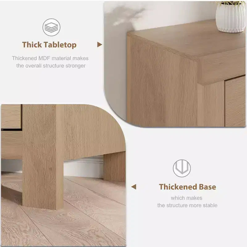 Meuble TV de ferme pour téléviseurs de 75-80 pouces, long meuble de divertissement avec 6 tiroirs de rangement et étagère pour barre de son, console multimédia blanche pour salon