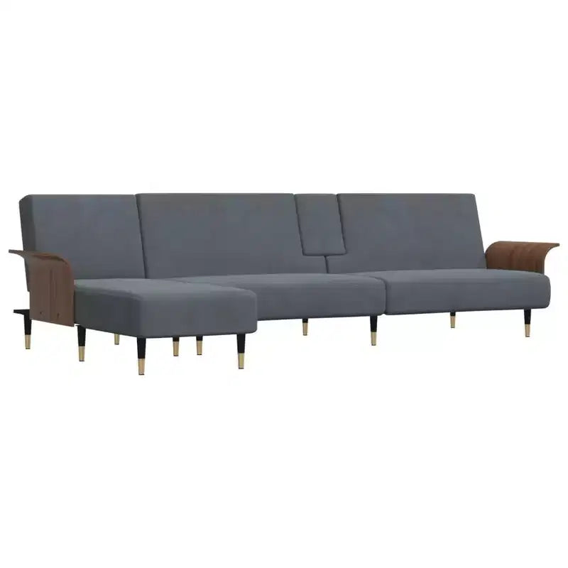 vidaXL Divano Letto Trasformabile Divano Letto Estraibile per Soggiorno Velluto