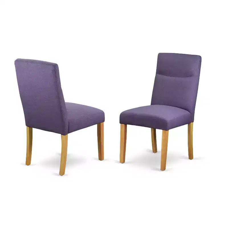 Set tavolo da pranzo HomeStock 3 pezzi in legno massello con finitura rovere marrone naturale