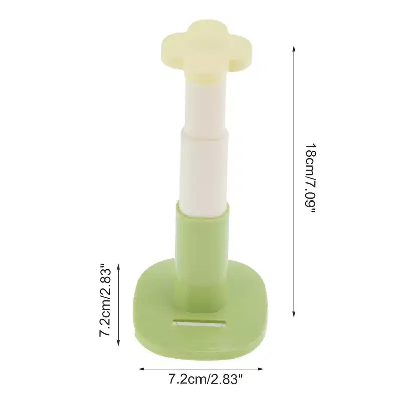 Unique Bargains Durevole Adesivo Organizzatore Porta Cerchietto a Fiori Telescopico a 3 Sezioni 1 Pezzo