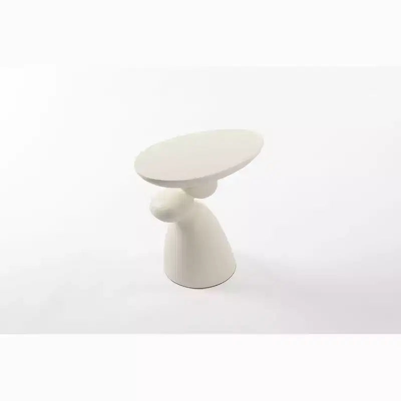 Tavolino Lucky Stone in fibra di vetro, minimalista, angolare, per caffè, decorativo, per soggiorno, camera da letto, camera degli ospiti
