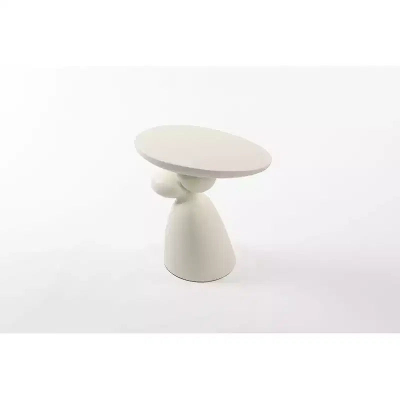 Tavolino Lucky Stone in fibra di vetro, minimalista, angolare, per caffè, decorativo, per soggiorno, camera da letto, camera degli ospiti