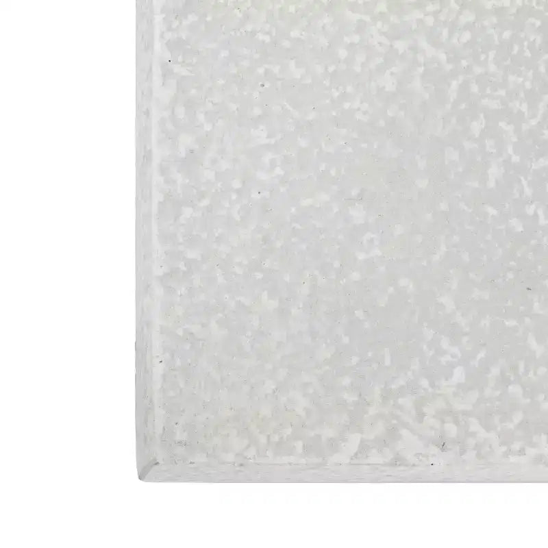 MAYEERTY Tavolino Quadrato da 1 Pezzo, Tavolino con Finitura in Finto Marmo e Legno per Soggiorno Interno Esterno, Patio, Camera da Letto