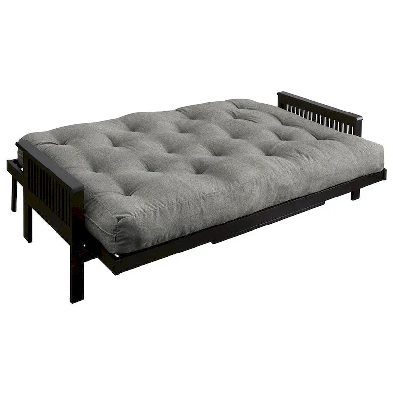 Materasso per futon TruPedic Full Granite Grey 12 pollici