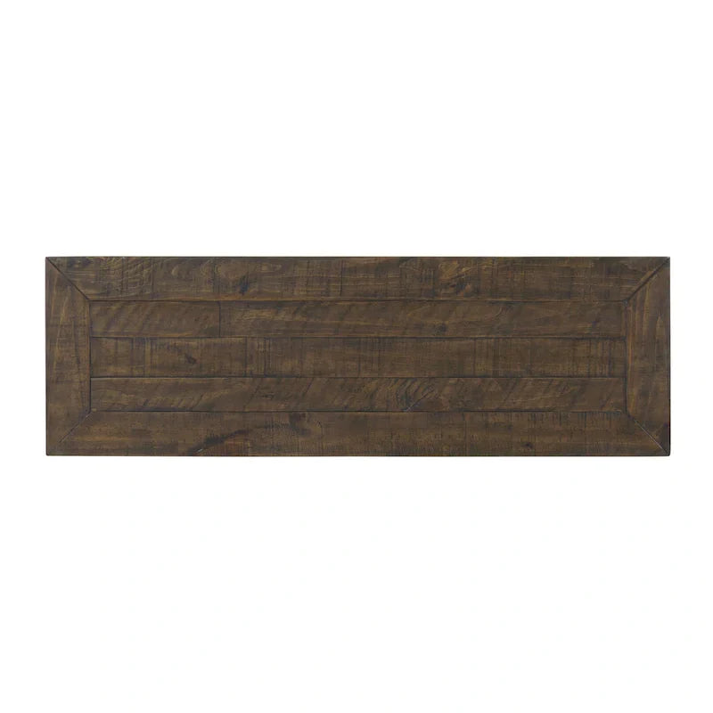 The Gray Barn Downington Consolle da Divano in Legno Massello a 2 Cassetti