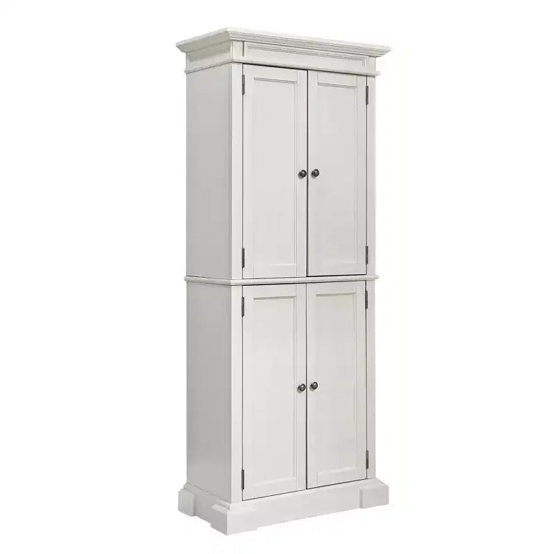 Dispensa da cucina Americana da 72", legno massello, 4 ante e 4 ripiani regolabili