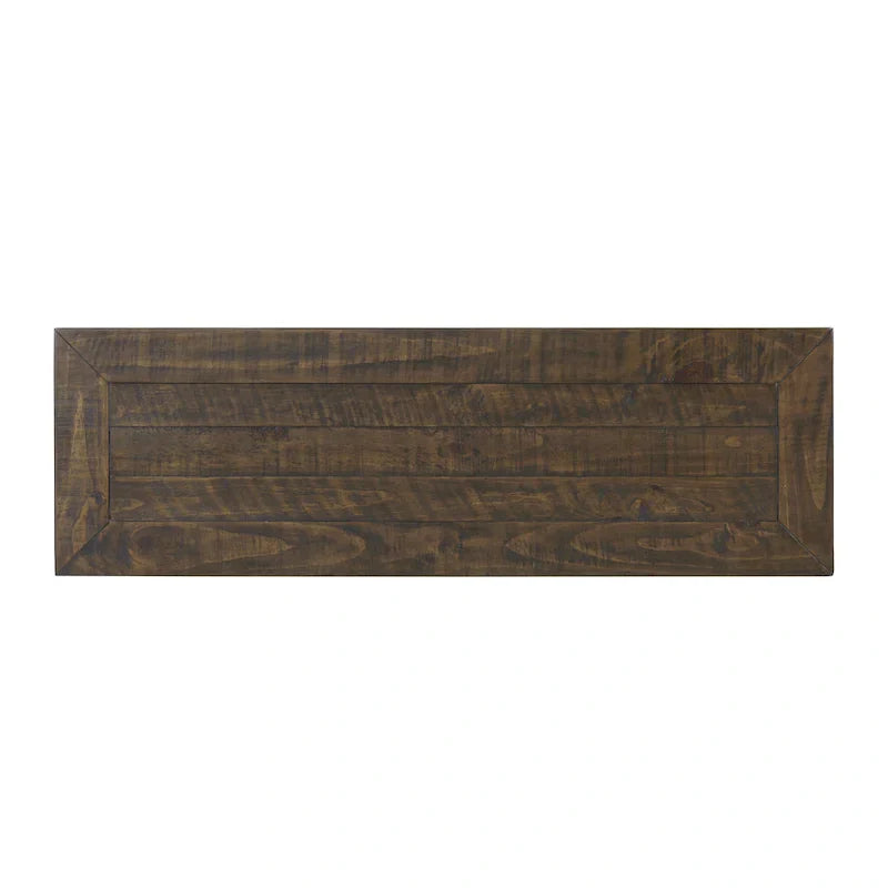 The Gray Barn Downington Consolle da Divano in Legno Massello a 2 Cassetti