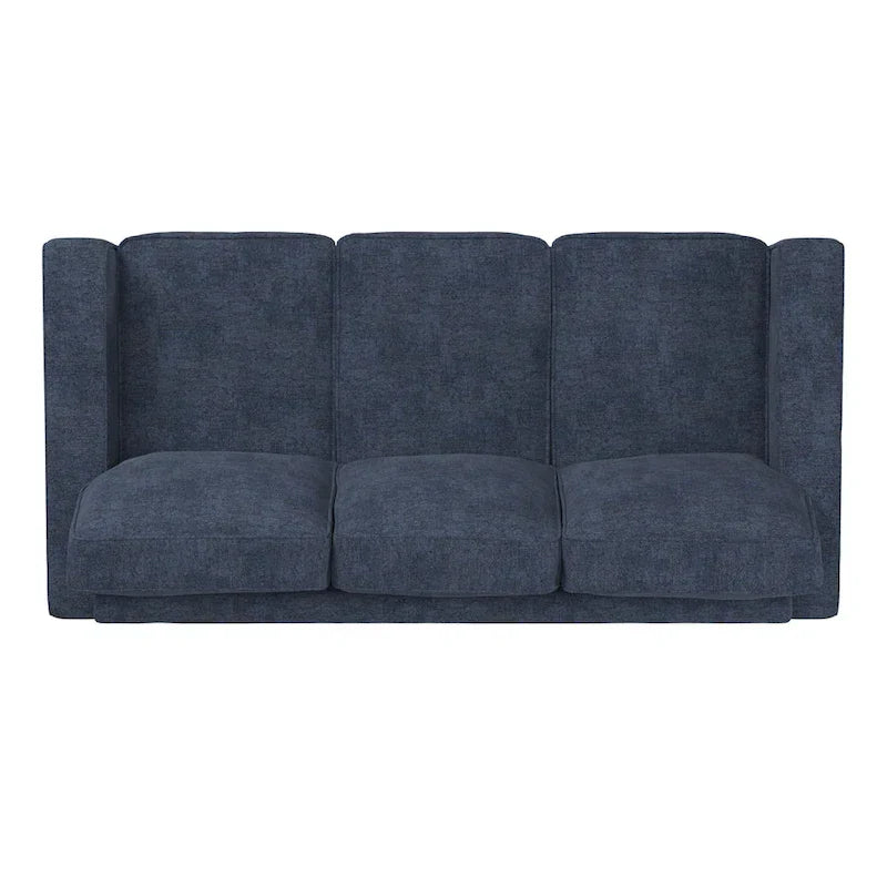 Divano Roros con braccioli quadrati e rivestimento in tessuto di iNSPIRE Q Classic
